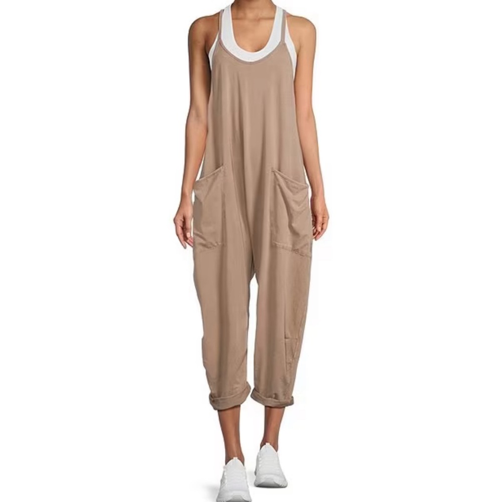 NWT FP Movement Hot Shot Onesie, Mocha Latte, Size M $70